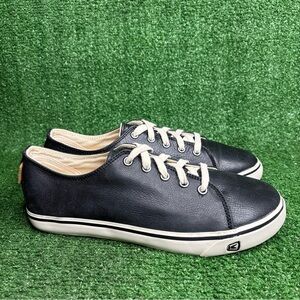 KEEN Timmons Low Lace Mens Black Leather Sneakers Shoes Size 11 - NEW